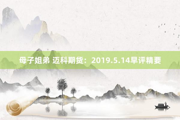 母子姐弟 迈科期货：2019.5.14早评精要