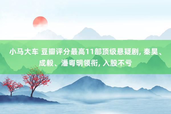 小马大车 豆瓣评分最高11部顶级悬疑剧， 秦昊、成毅、潘粤明领衔， 入股不亏