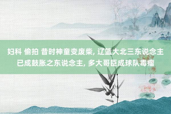 妇科 偷拍 昔时神童变废柴， 辽篮大北三东说念主已成鼓胀之东说念主， 多大哥臣成球队毒瘤