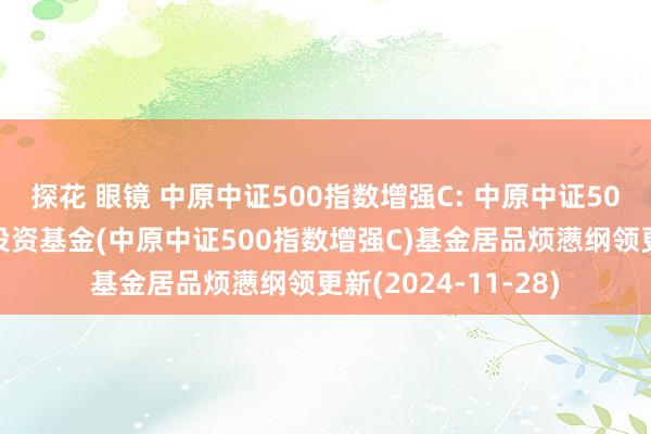 探花 眼镜 中原中证500指数增强C: 中原中证500指数增强型证券投资基金(中原中证500指数增强C)基金居品烦懑纲领更新(2024-11-28)