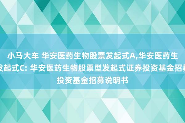 小马大车 华安医药生物股票发起式A，华安医药生物股票发起式C: 华安医药生物股票型发起式证券投资基金招募说明书