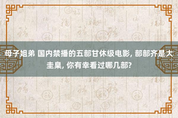 母子姐弟 国内禁播的五部甘休级电影， 部部齐是大圭臬， 你有幸看过哪几部?