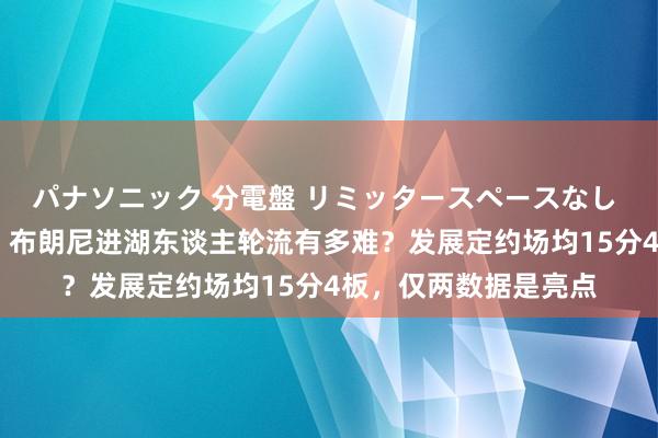 パナソニック 分電盤 リミッタースペースなし 露出・半埋込両用形 布朗尼进湖东谈主轮流有多难？发展定约场均15分4板，仅两数据是亮点